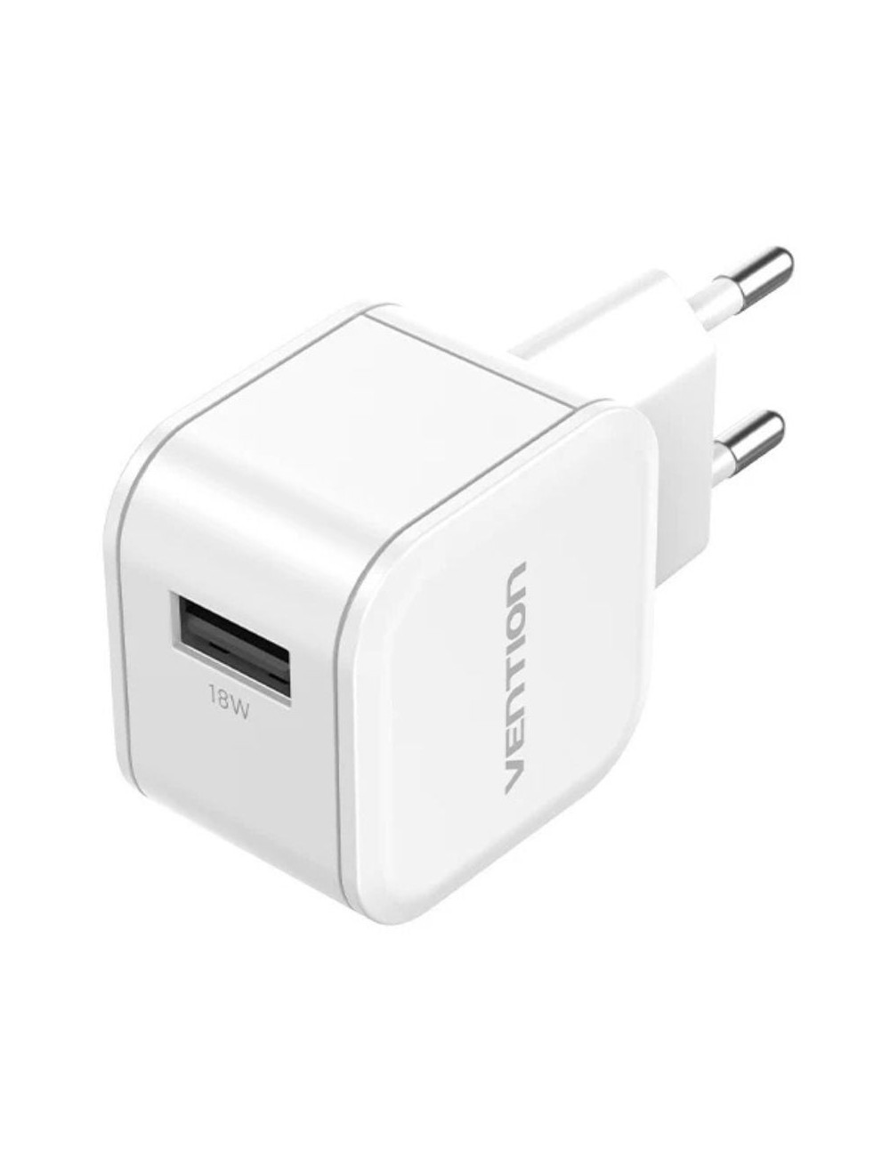 Cargador de Pared GaN Vention FEKW0-EU/ 1xUSB/ 18W