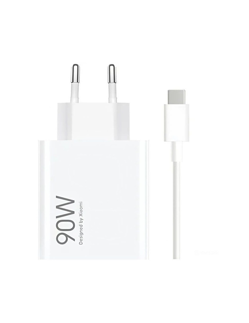 Cargador de Pared GaN Xiaomi 90W HyperCharge Combo (Type-A)/ 1xUSB + Cable USB Tipo-C/ 90W