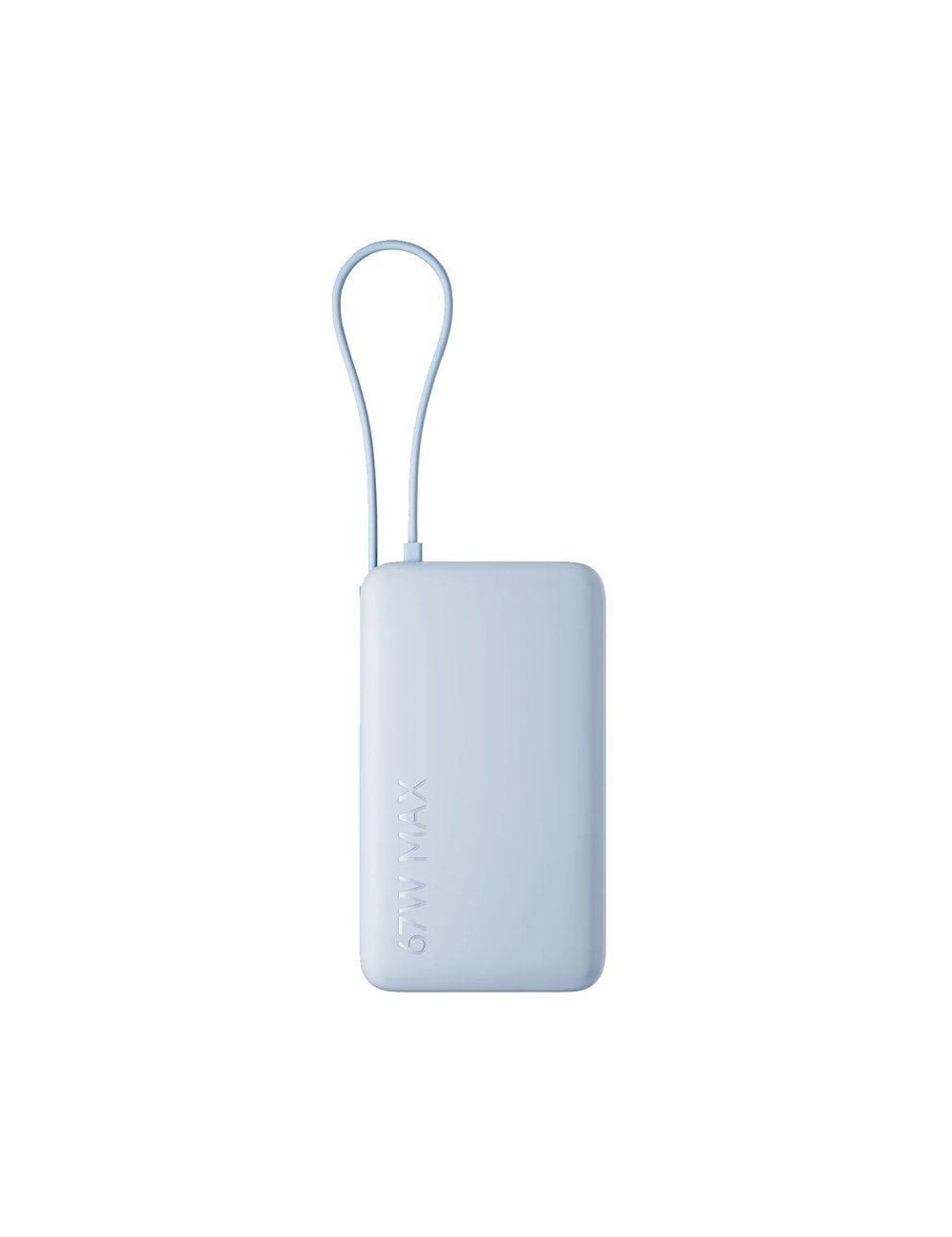Powerbank 10000mAh Xiaomi 67W Power Bank Integrated Cable/ 67W/ Azul/ Incluye Cable USB Tipo-C