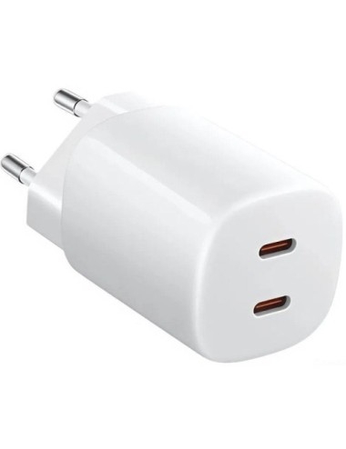 Cargador de Pared Xiaomi 45W Nano Turbo Charging Power Adapter/ 2xUSB Tipo-C/ 45W