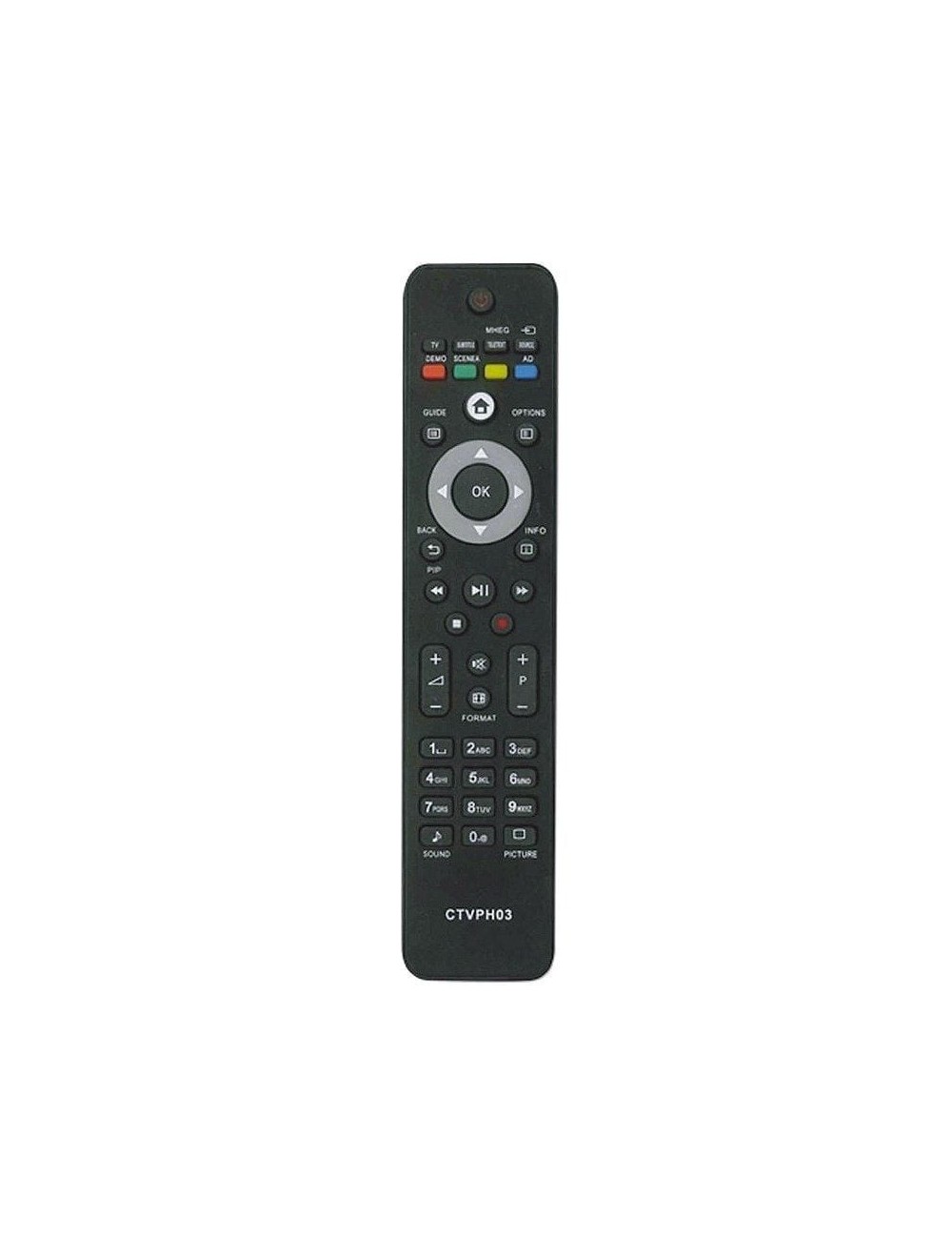 Mando para TV CTVPH03 compatible con Philips