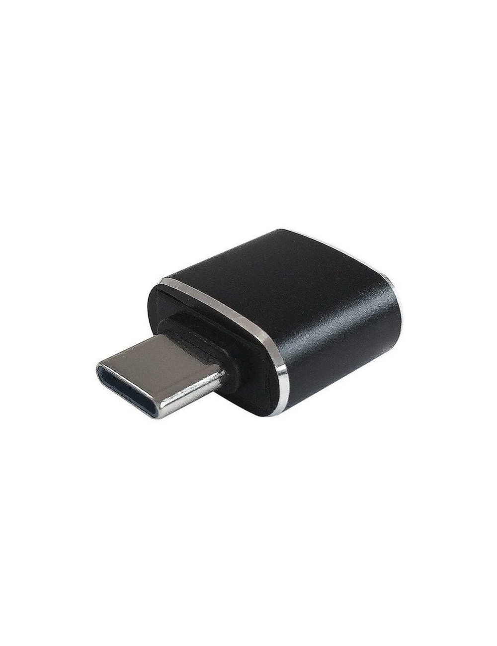 Adaptador USB 3.0 Tipo-C Aisens A108-0369/ USB Tipo-C Macho - USB Hembra
