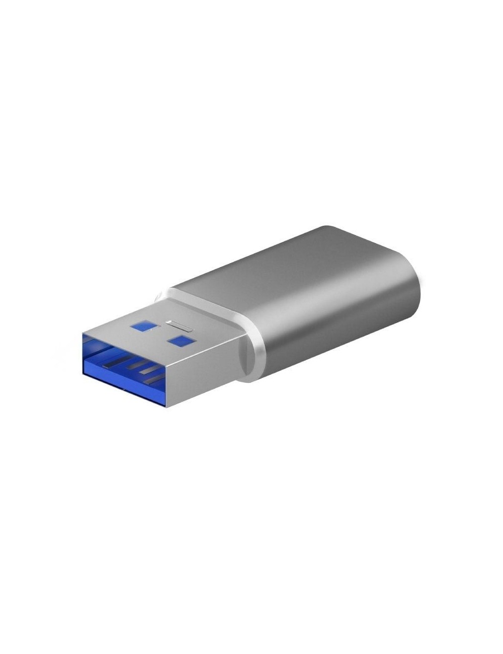 Adaptador USB 3.2 GEN2 Aisens A108-0677/ USB Tipo-C Hembra - USB Macho
