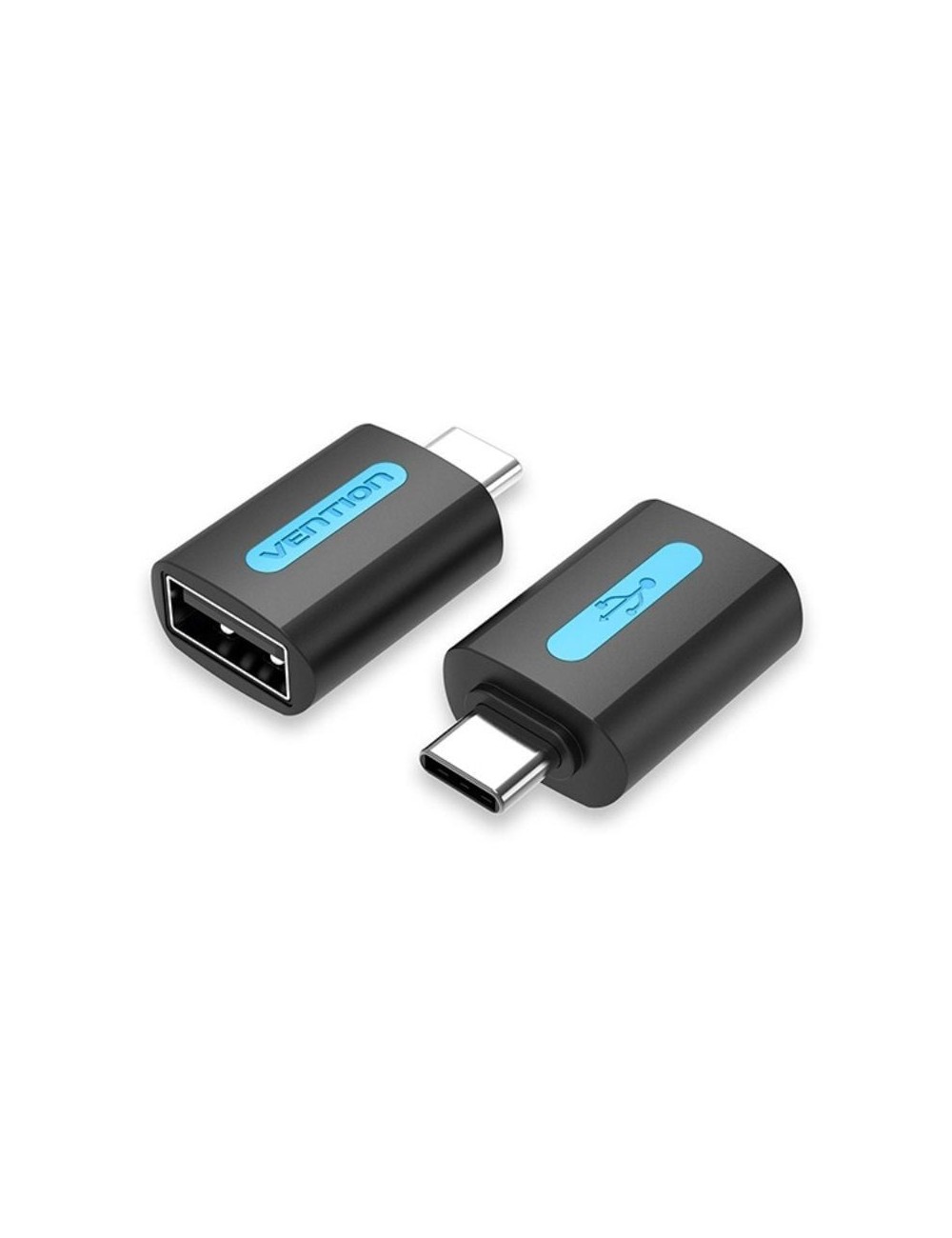 Adaptador USB 2.0 Vention CDTB0/ USB Tipo-C Macho - USB Hembra