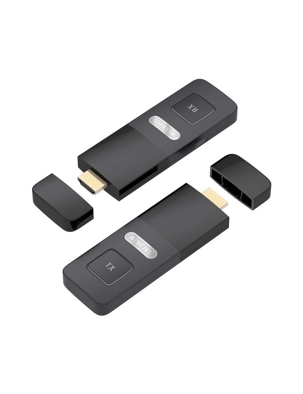 Adaptador/Transmisor de vídeo inalámbrico HDMI Aisens ASWL-H2K30M001-BK