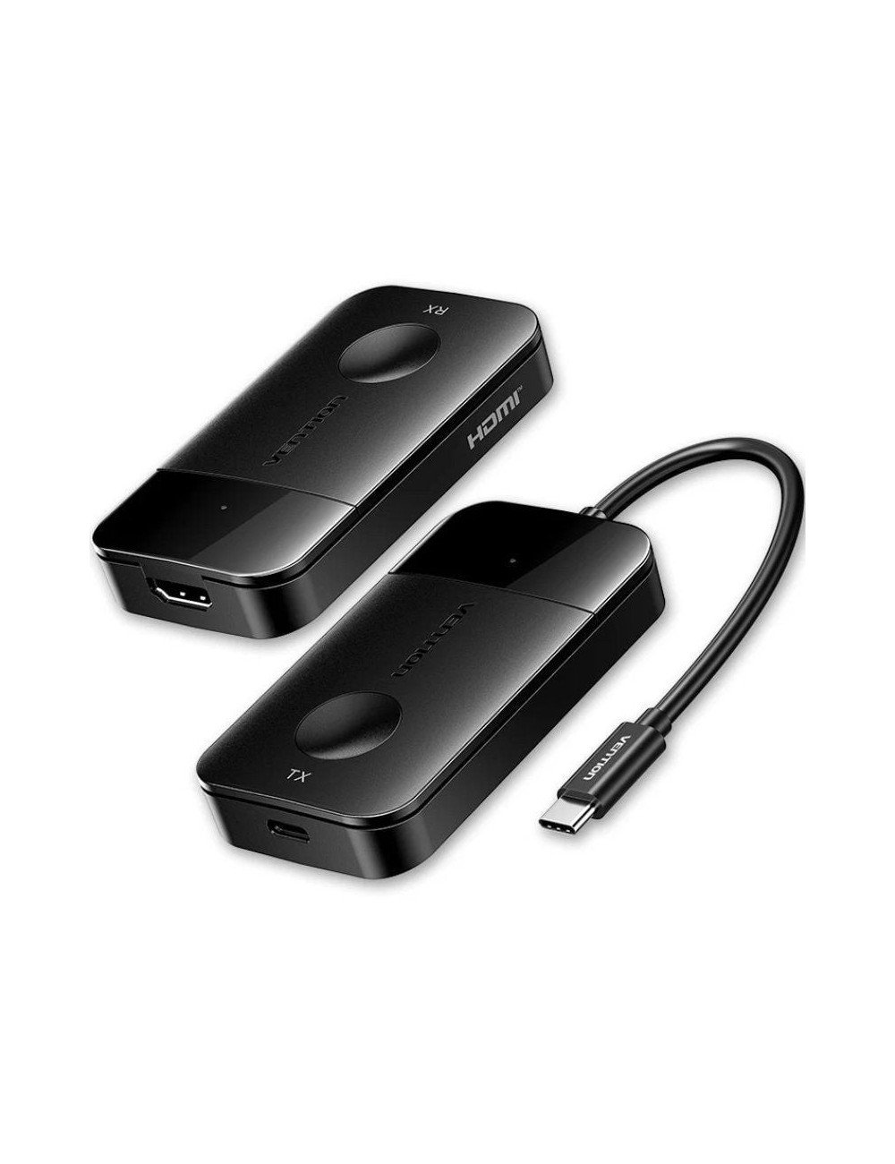 Adaptador/Transmisor de vídeo inalámbrico USB Tipo-C - HDMI Vention ADOBB/ 60W