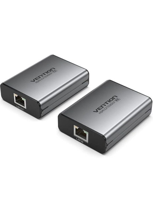 Adaptador/Transmisor de vídeo Alámbrico HDMI/RJ45 a HDMI/RJ45 Vention AKGH0-EU