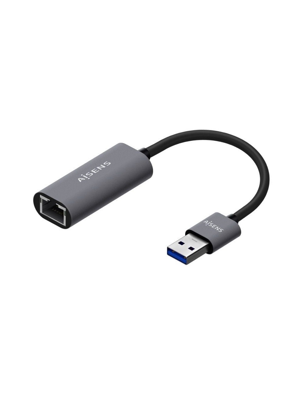 Adaptador USB 3.0 - RJ45 Aisens A106-0708/ 1000Mbps