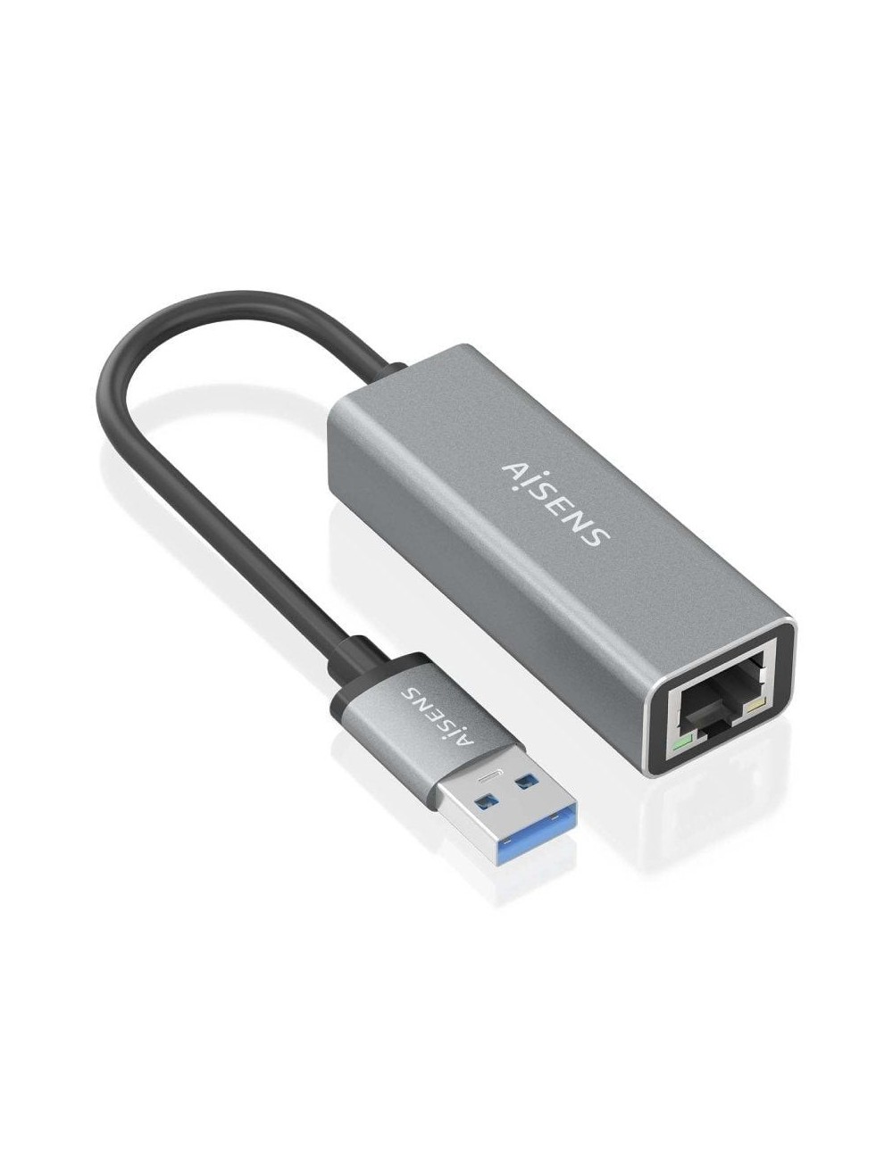 Adaptador USB 3.0 - RJ45 Aisens A106-0897/ 1000Mbps