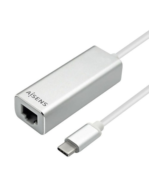 Adaptador USB Tipo-C - RJ45 Aisens A109-0341/ 1000Mbps