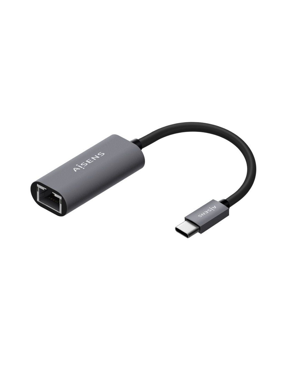 Adaptador USB Tipo-C - RJ45 Aisens A109-0709/ 1000Mbps