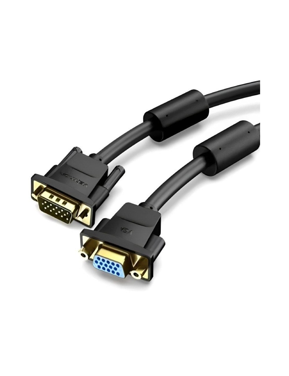 Cable Alargador SVGA Vention DAGBI/ VGA Macho - VGA Hembra/ 3m/ Negro