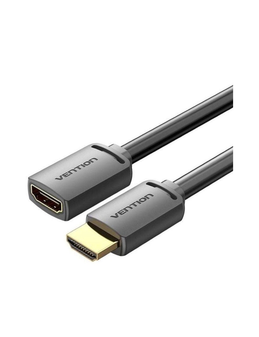 Cable Alargador HDMI 4K Vention AHCBF/ HDMI Macho - HDMI Hembra/ 1m/ Negro