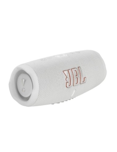Altavoz con Bluetooth JBL Charge 5/ 40W/ 1.0/ Blanco