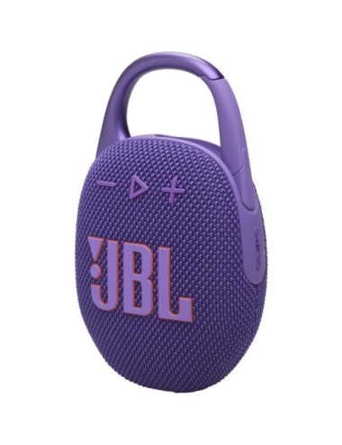 Altavoz con Bluetooth JBL Clip 5/ 7W/ 1.0/ Púrpura