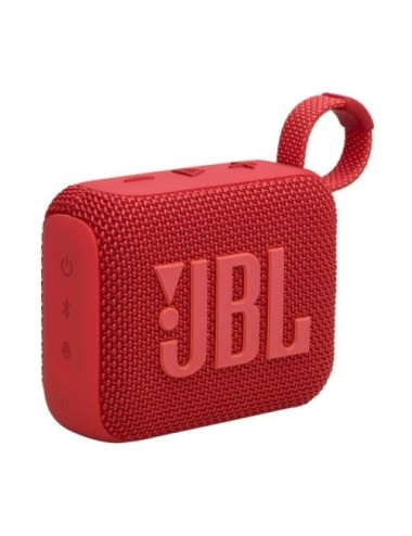 Altavoz con Bluetooth JBL GO 4/ 4.2W/ 1.0/ Rojo