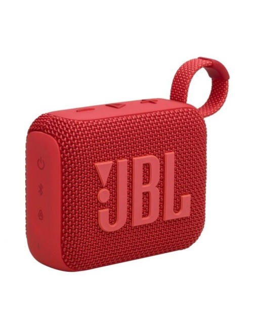 Altavoz con Bluetooth JBL GO 4/ 4.2W/ 1.0/ Rojo