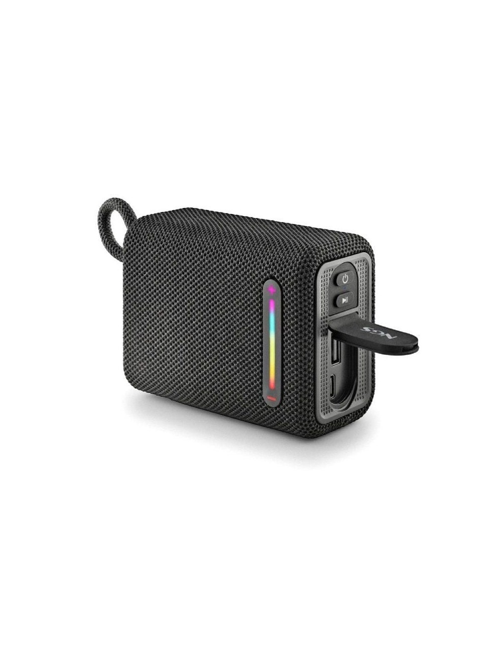 Altavoz con Bluetooth NGS Roller Furia 1/ 15W/ 2.0/ Negro