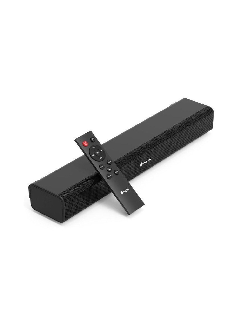 Barra de Sonido con Bluetooth NGS Subway/ 40W/ 2.0/ Negra