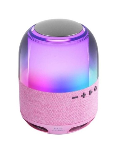 Altavoz con Bluetooth Mars Gaming MS-FLOW/ 15W/ 1.0/ Rosa