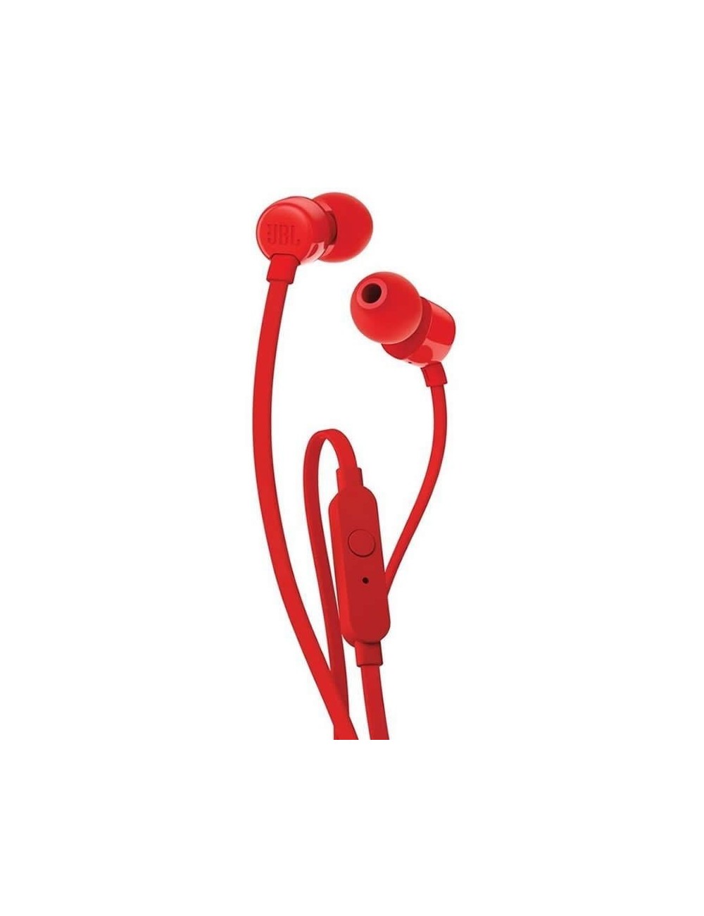 Auriculares Intrauditivos JBL T110/ con Micrófono/ Jack 3.5/ Rojos