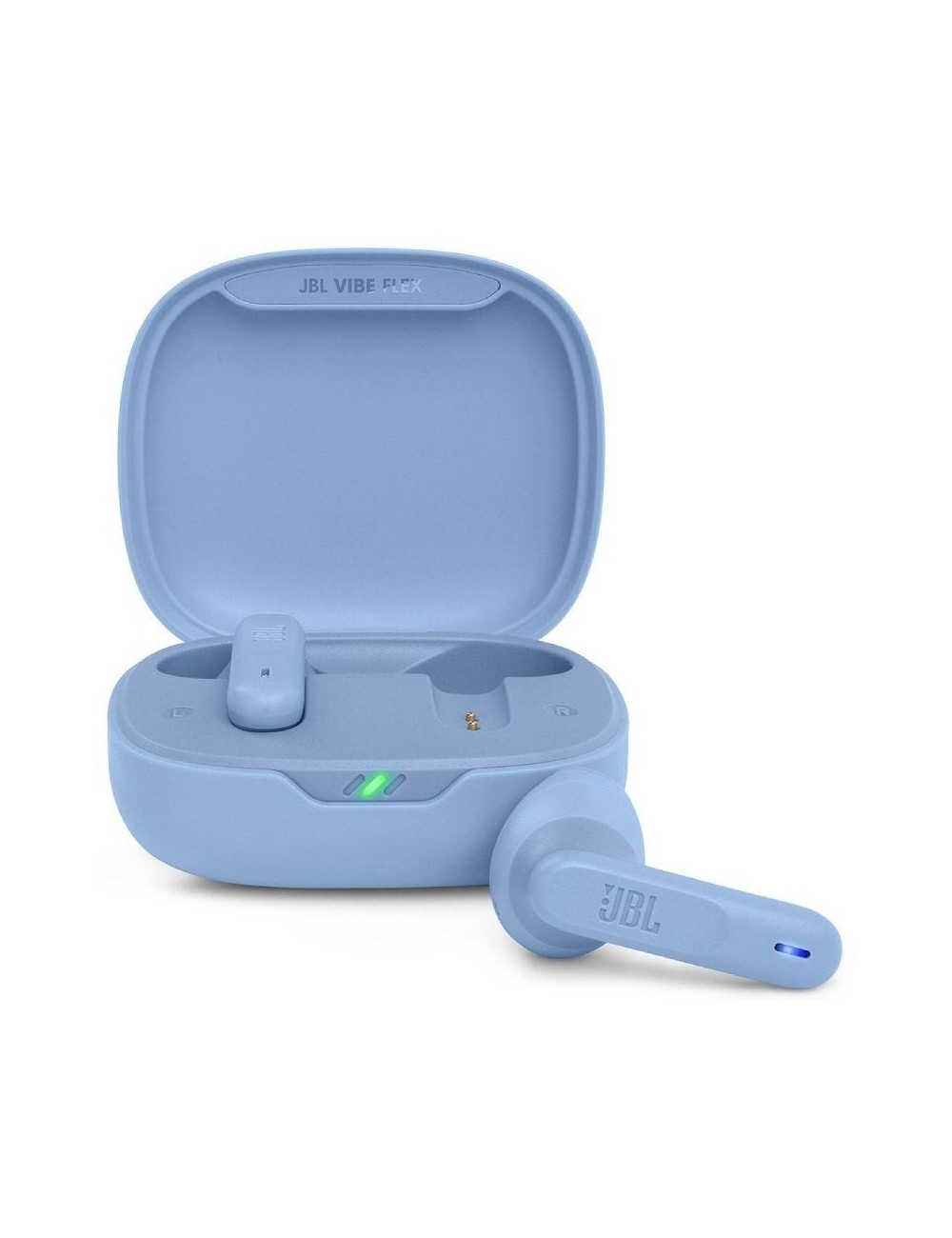 Auriculares Bluetooth JBL Vibe Flex con estuche de carga/ Autonomía 8h/ Azul
