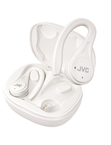 Auriculares Bluetooth JVC HA-EC25T con estuche de carga/ Autonomía 7.5h/ Blancos
