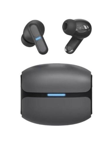 Auriculares Bluetooth Leotec TWS Gaming Nebula Fit con estuche de carga/ Autonomía 7.5h/ Negros