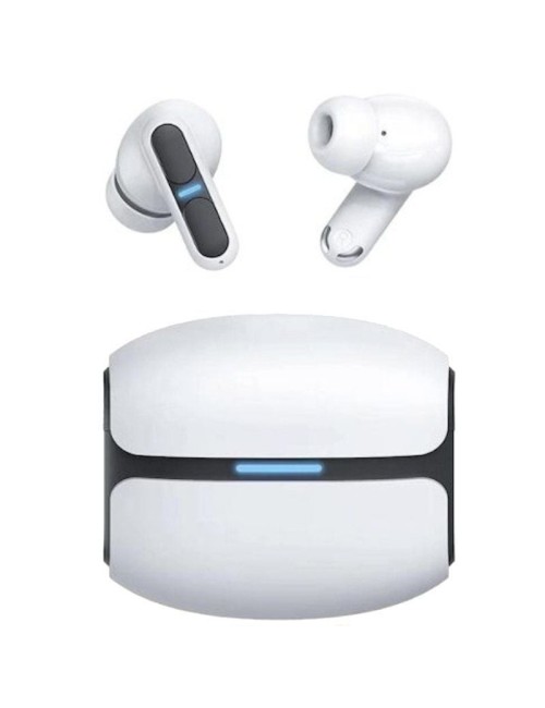 Auriculares Bluetooth Leotec TWS Gaming Nebula Fit con estuche de carga/ Autonomía 7.5h/ Blancos