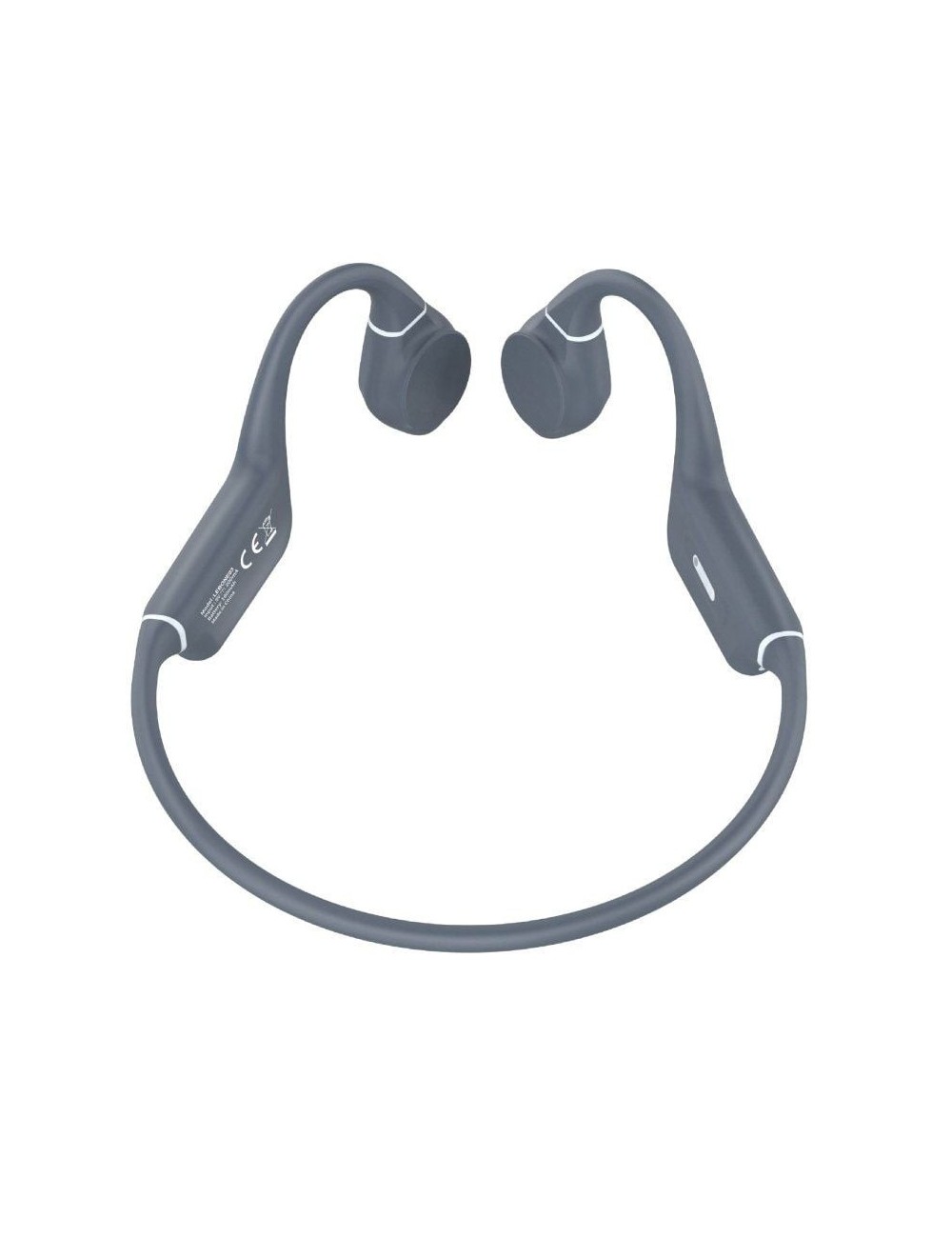 Auriculares Inalámbricos Deportivos de Conducción Ósea Leotec Osea Kuri/ con Micrófono/ Bluetooth/ Grises