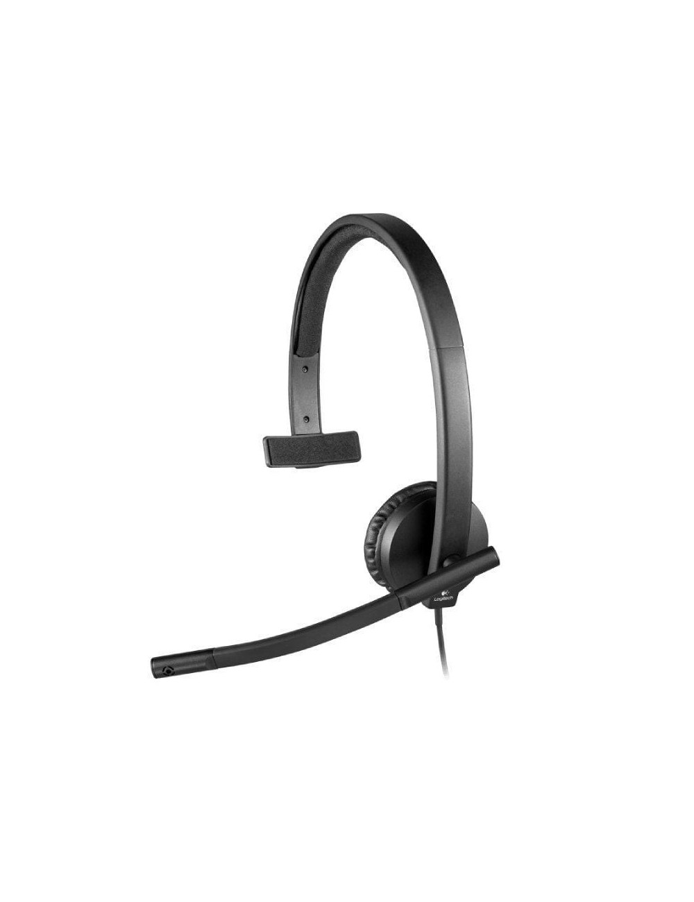 Auricular Logitech H570E/ con Micrófono/ USB/ Negro