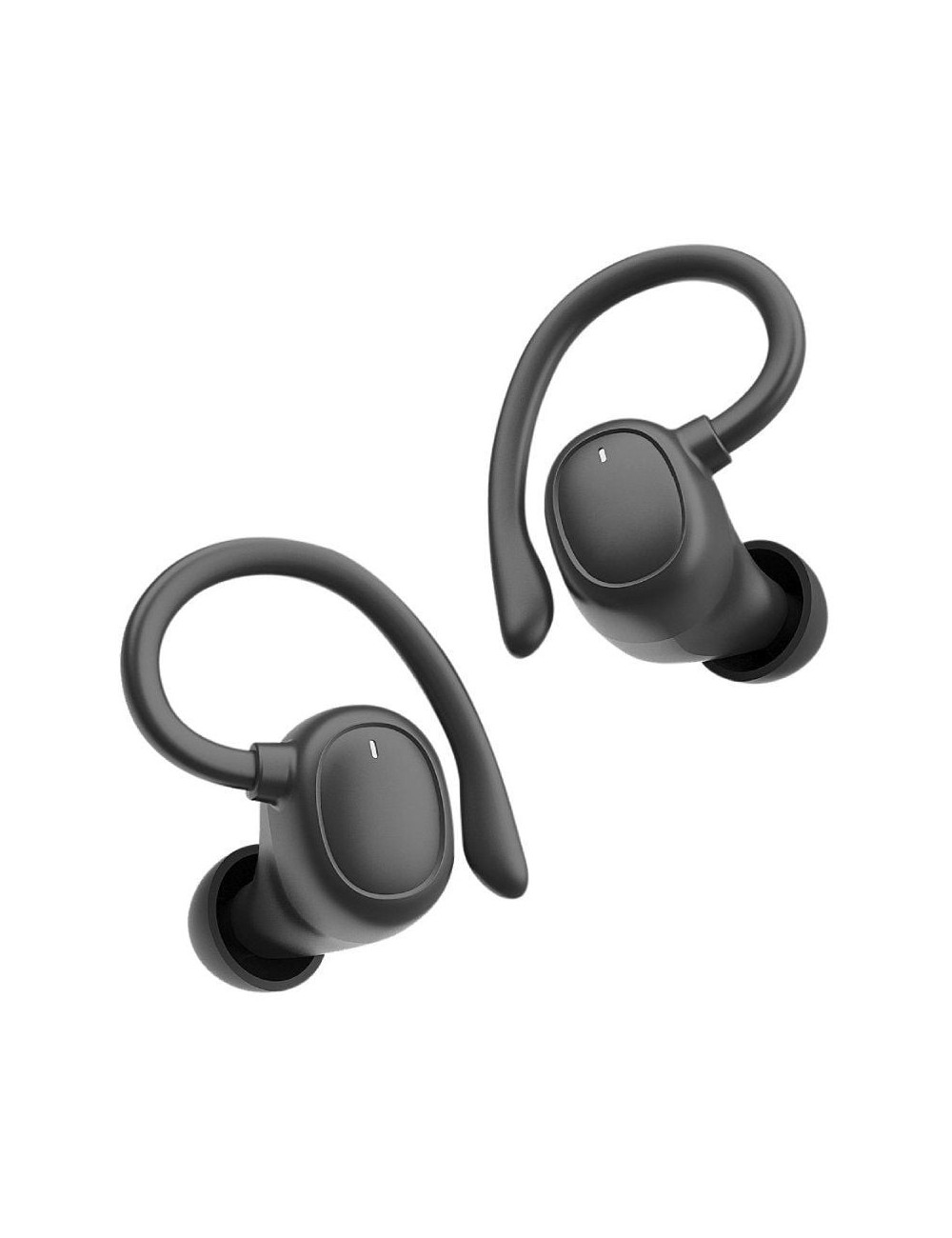 Auriculares Deportivos Bluetooth Muvit iO Smart True Wireless Sport ENC con estuche de carga/ Autonomía 6h/ Negros