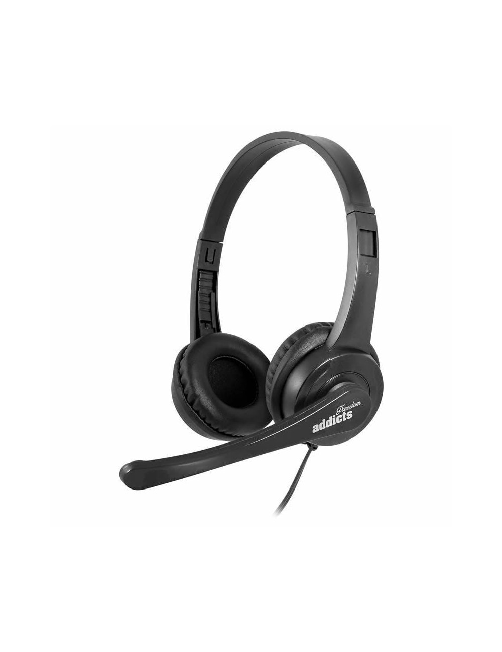 Auriculares NGS VOX505 USB/ con Micrófono/ USB/ Negros