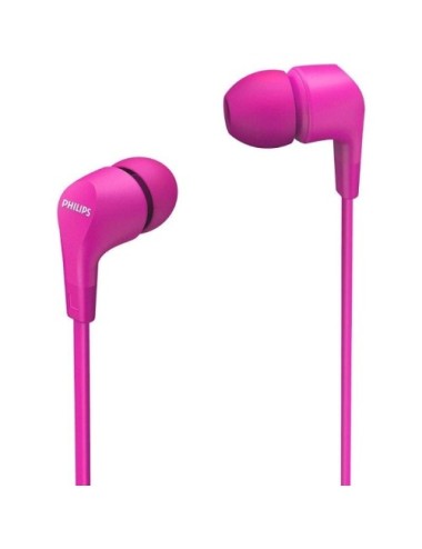 Auriculares Intrauditivos Philips TAE1105PK/ con Micrófono/ Jack 3.5/ Rosas