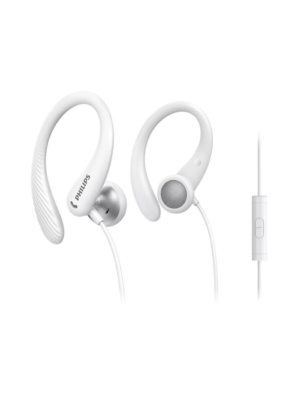 Auriculares Deportivos Philips TAA1105WT/ con Micrófono/ Jack 3.5/ Blancos