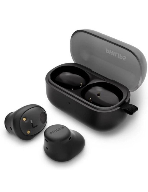 Auriculares Bluetooth Philips TAT2149 con estuche de carga/ Autonomía 6h/ Negros