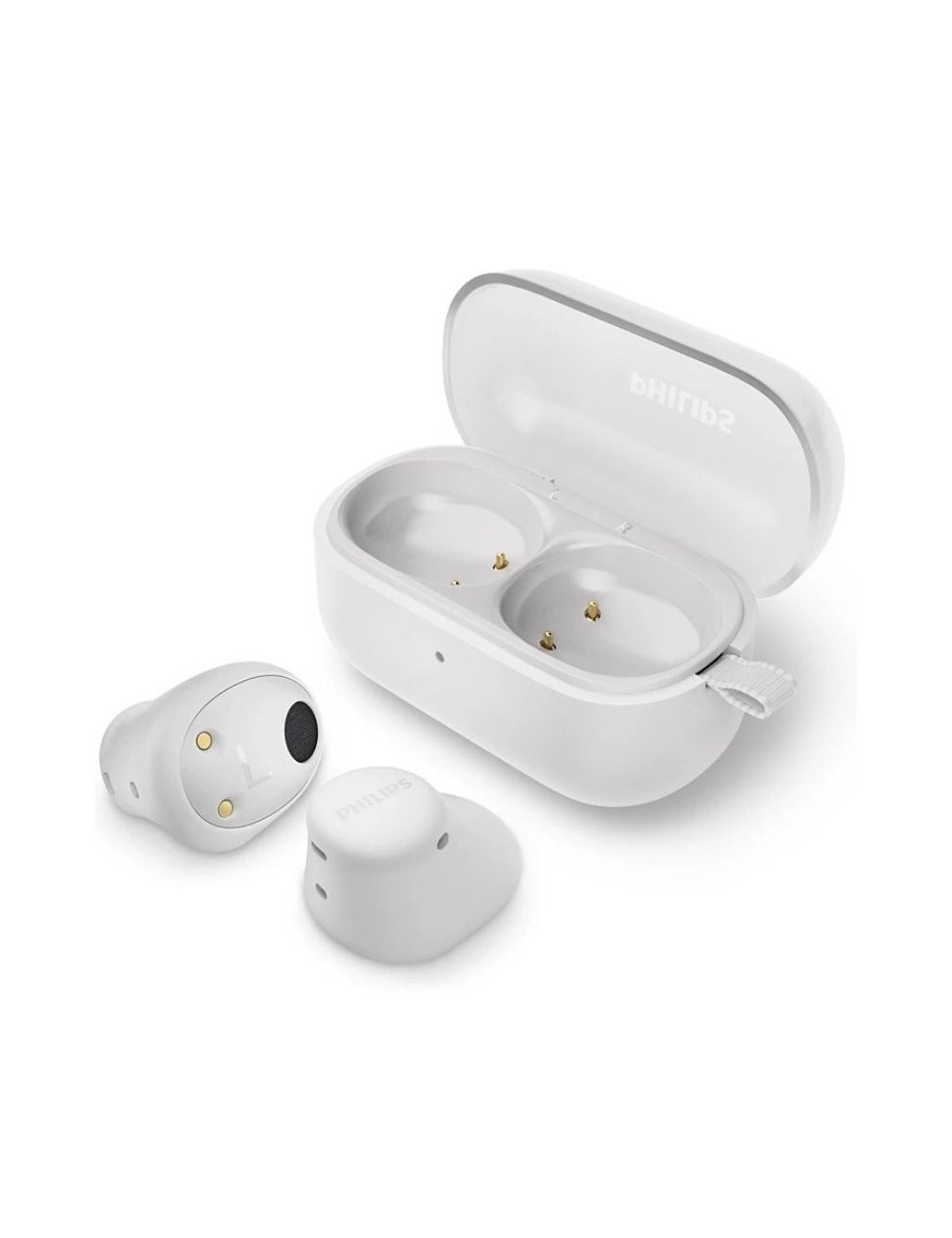 Auriculares Bluetooth Philips TAT2149 con estuche de carga/ Autonomía 6h/ Blancos