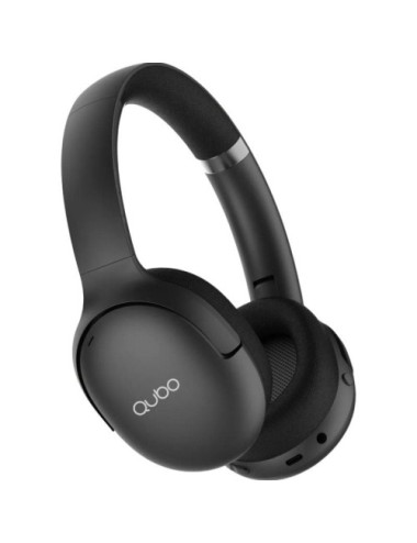 Auriculares Inalámbricos Qubo HD-400/ con Micrófono/ Bluetooth/ Negros