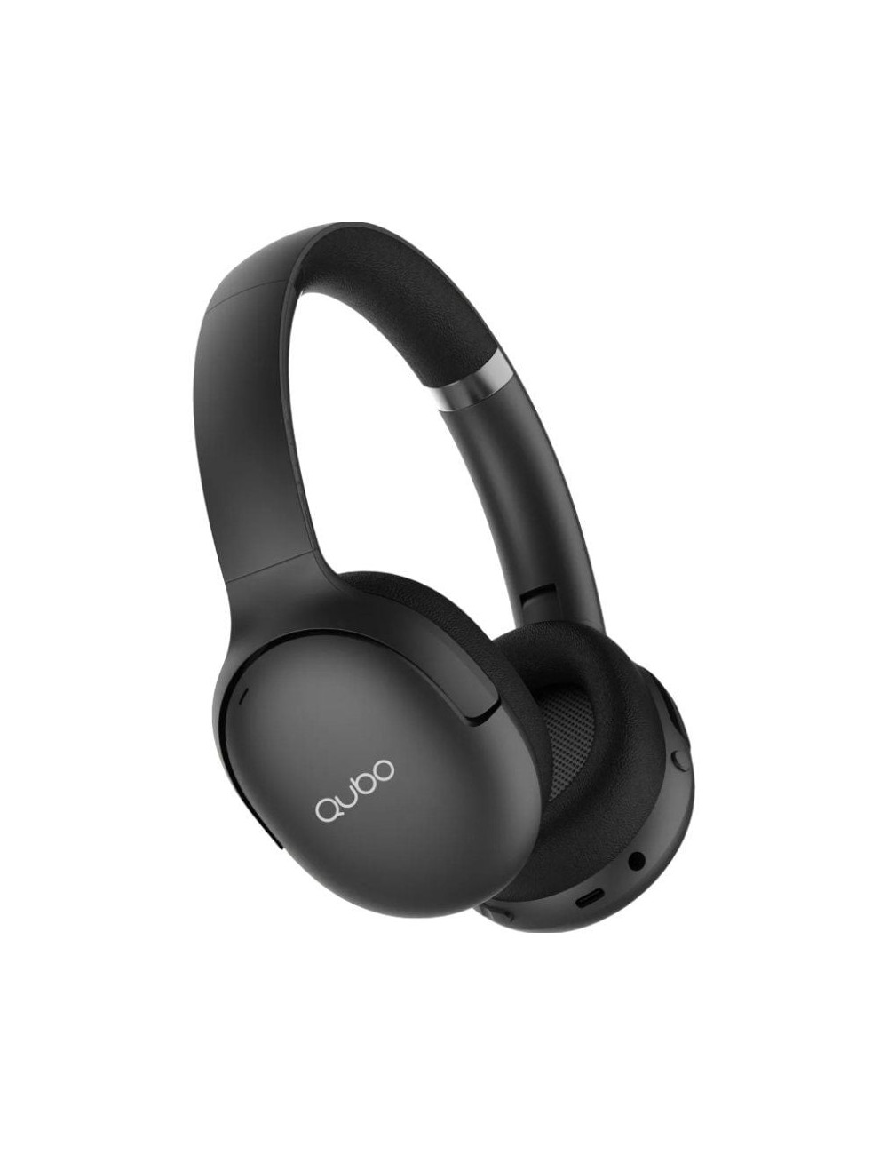 Auriculares Inalámbricos Qubo HD-400/ con Micrófono/ Bluetooth/ Negros