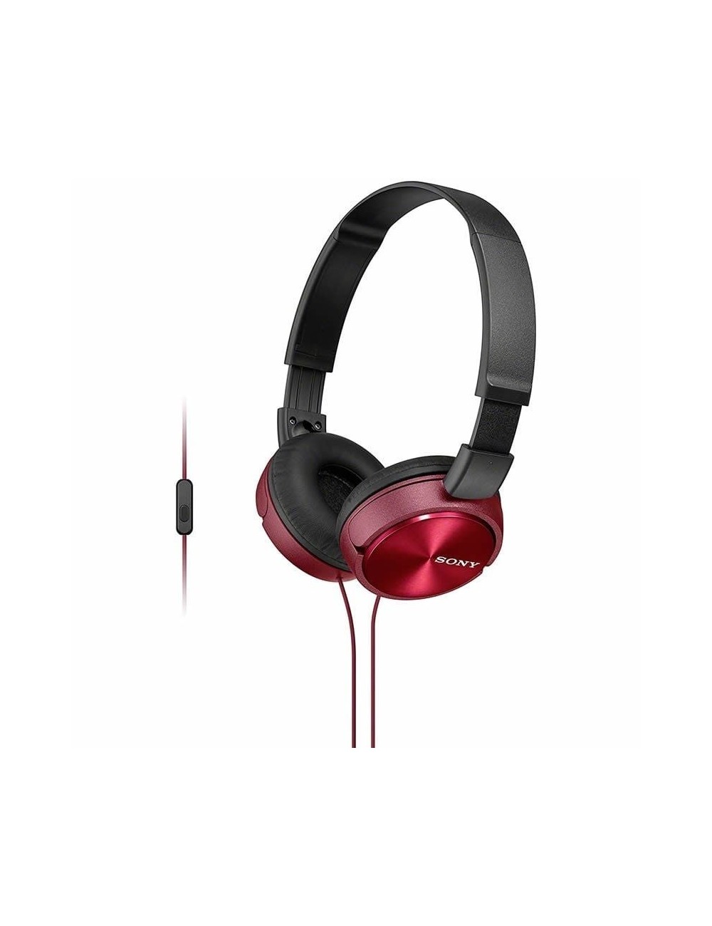 Auriculares Sony MDRZX310APR/ con Micrófono/ Jack 3.5/ Rojos