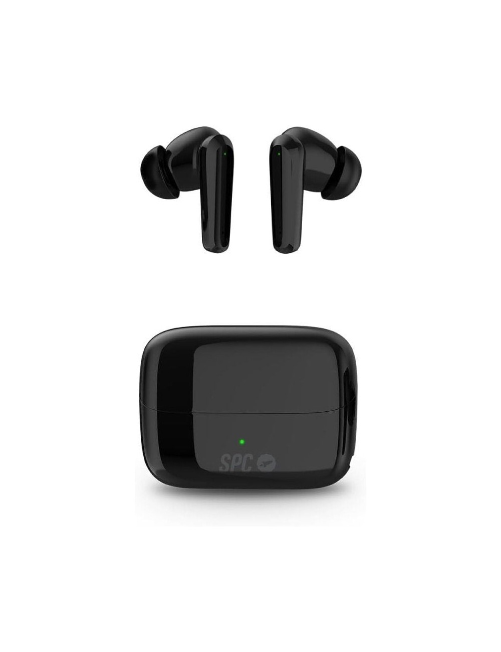 Auriculares Bluetooth SPC Ether 2 Pro con estuche de carga/ Autonomía 6.5h/ Negros
