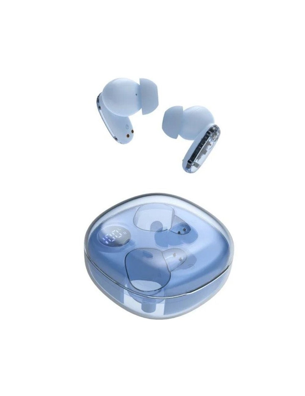 Auriculares Bluetooth Mars Gaming MHIB2 con estuche de carga/ Autonomía 7h/ Azules