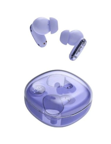 Auriculares Bluetooth Mars Gaming MHIB2 con estuche de carga/ Autonomía 7h/ Morados