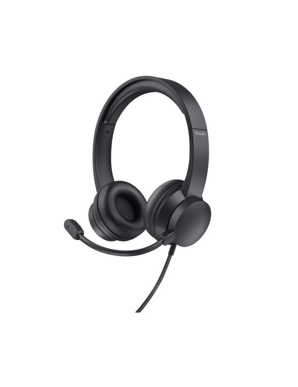 Auriculares Trust Ayda/ con Micrófono/ USB/ Negros