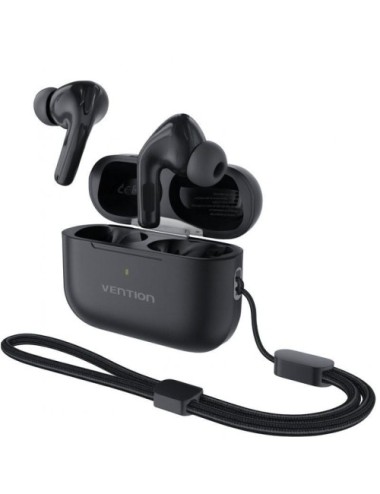 Auriculares Bluetooth Vention Echo Lite E11 Pro con estuche de carga/ Negros