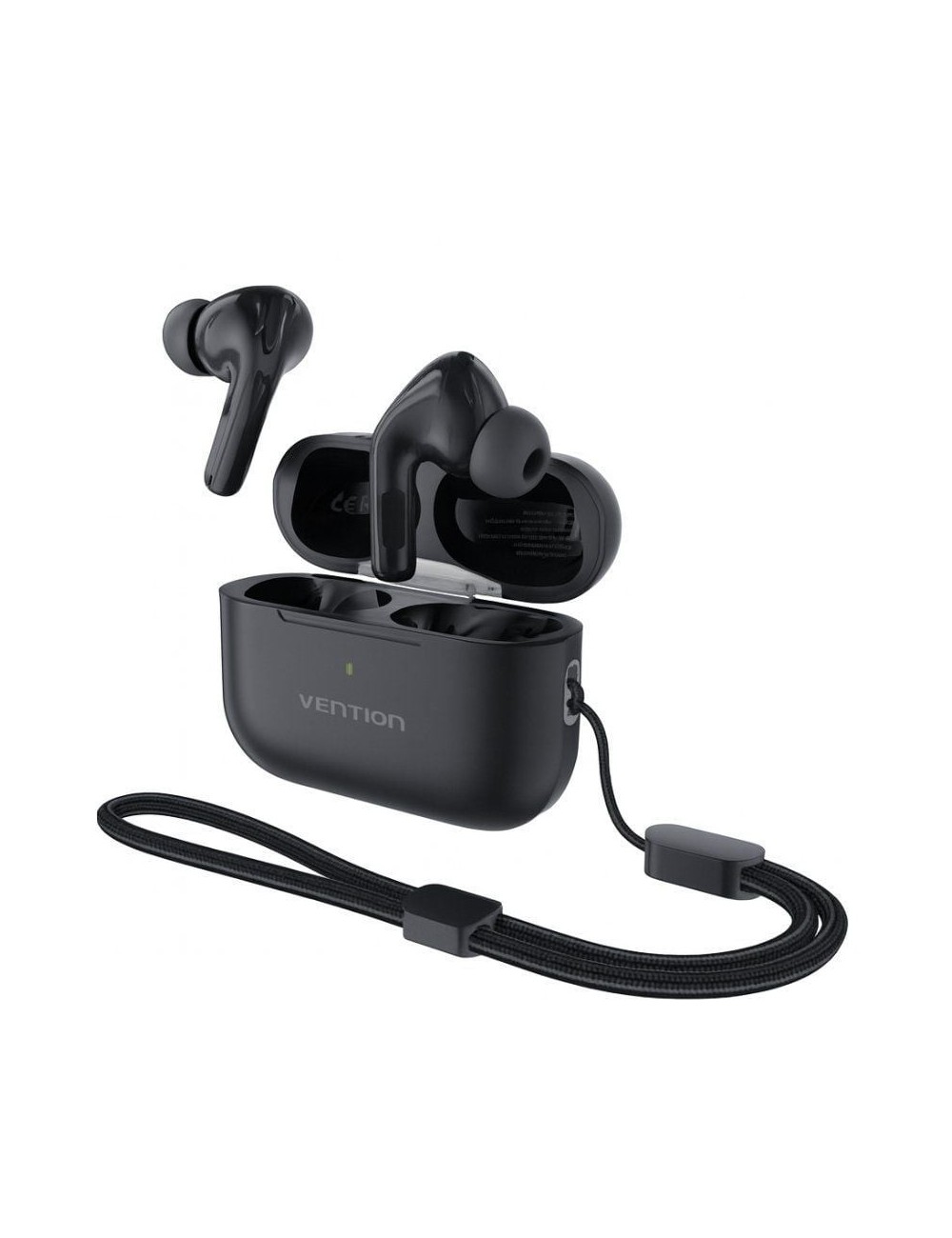 Auriculares Bluetooth Vention Echo Lite E11 Pro con estuche de carga/ Negros