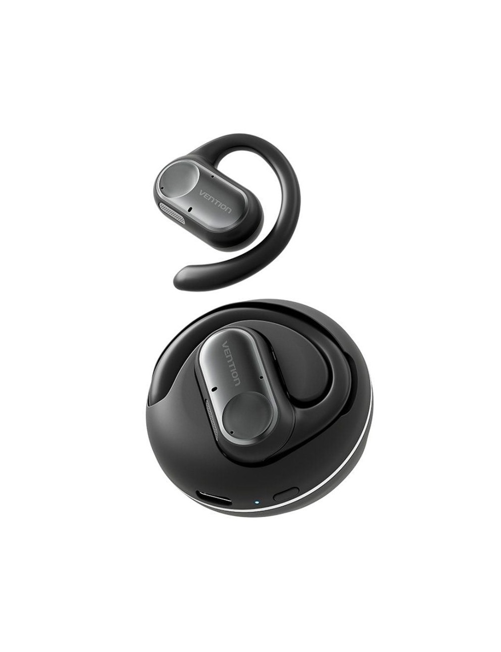 Auriculares Deportivos Bluetooth Vention Open Ear OpenBeat O11 NBPB0 con estuche de carga/ Negros