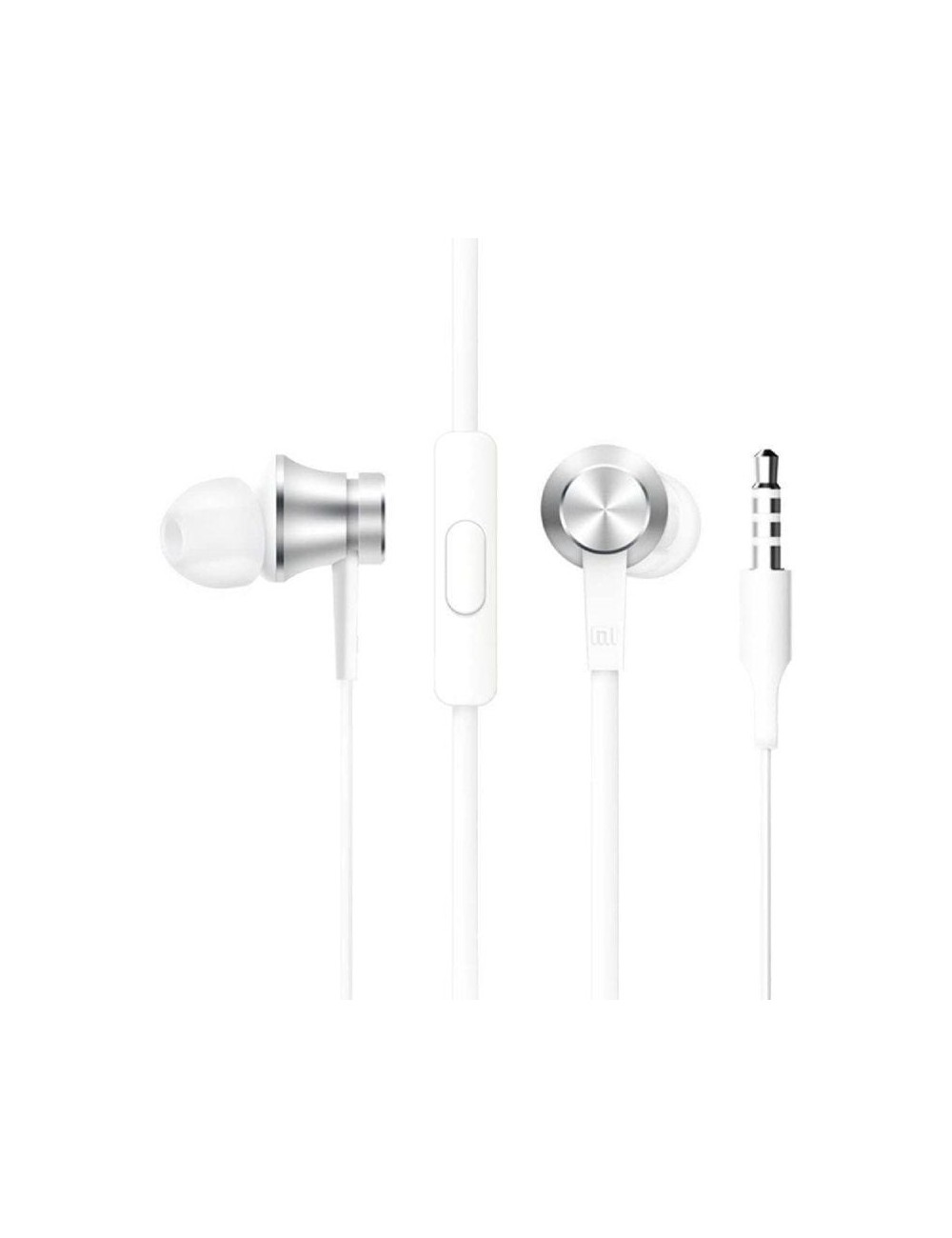 Auriculares Intrauditivos Xiaomi Mi In Ear Basic/ con Micrófono/ Jack 3.5/ Plateados
