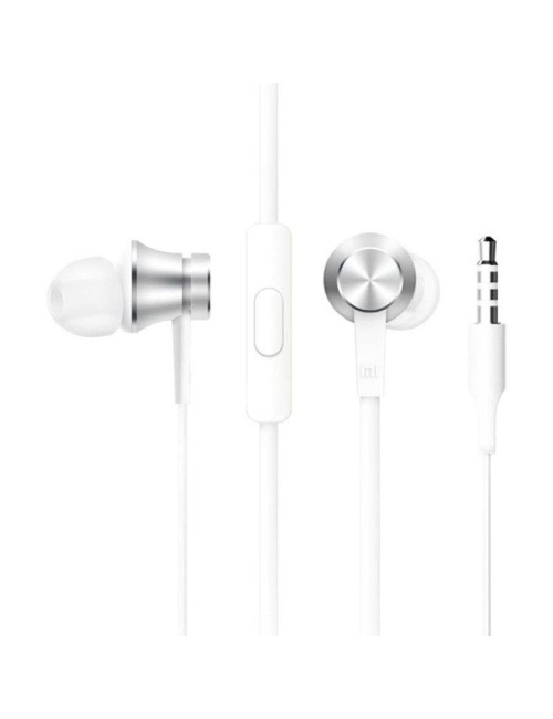 Auriculares Intrauditivos Xiaomi Mi In Ear Basic/ con Micrófono/ Jack 3.5/ Plateados