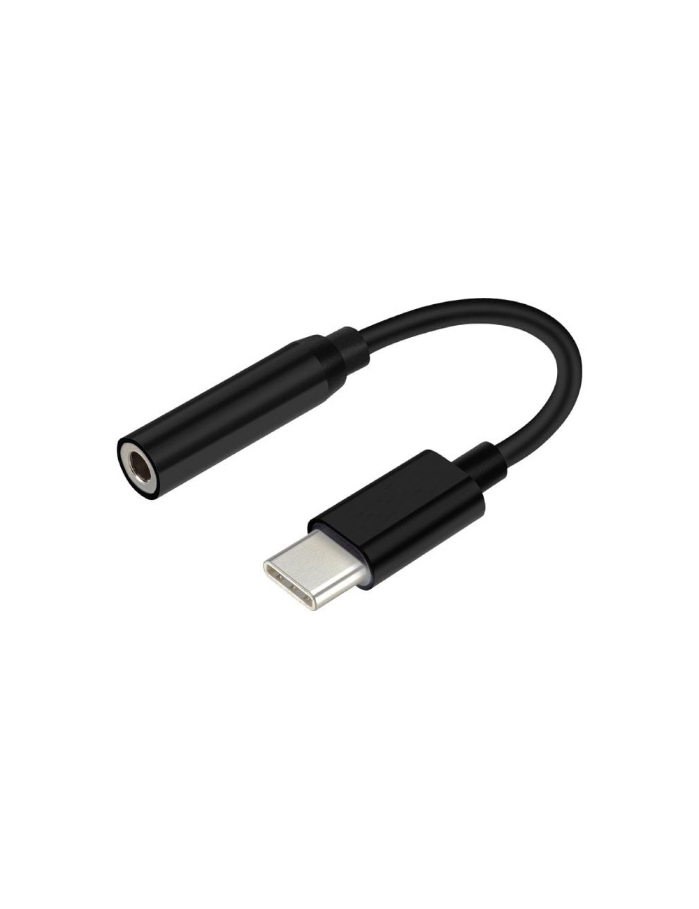 Conversor Jack 384 KHz Aisens A109-0348/ USB Tipo-C Macho - Jack 3.5 Hembra